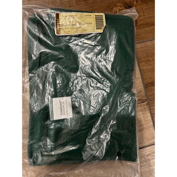 Longaberger Large Storage Solutions Basket Liner IVY GREEN fabric - Picture 1 of 1